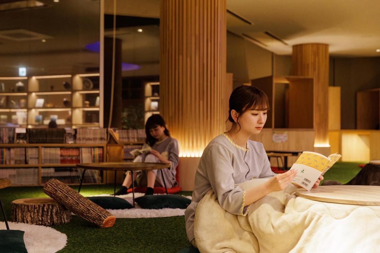 Ashibetsu Onsen Starlight Hotel Bagian luar foto
