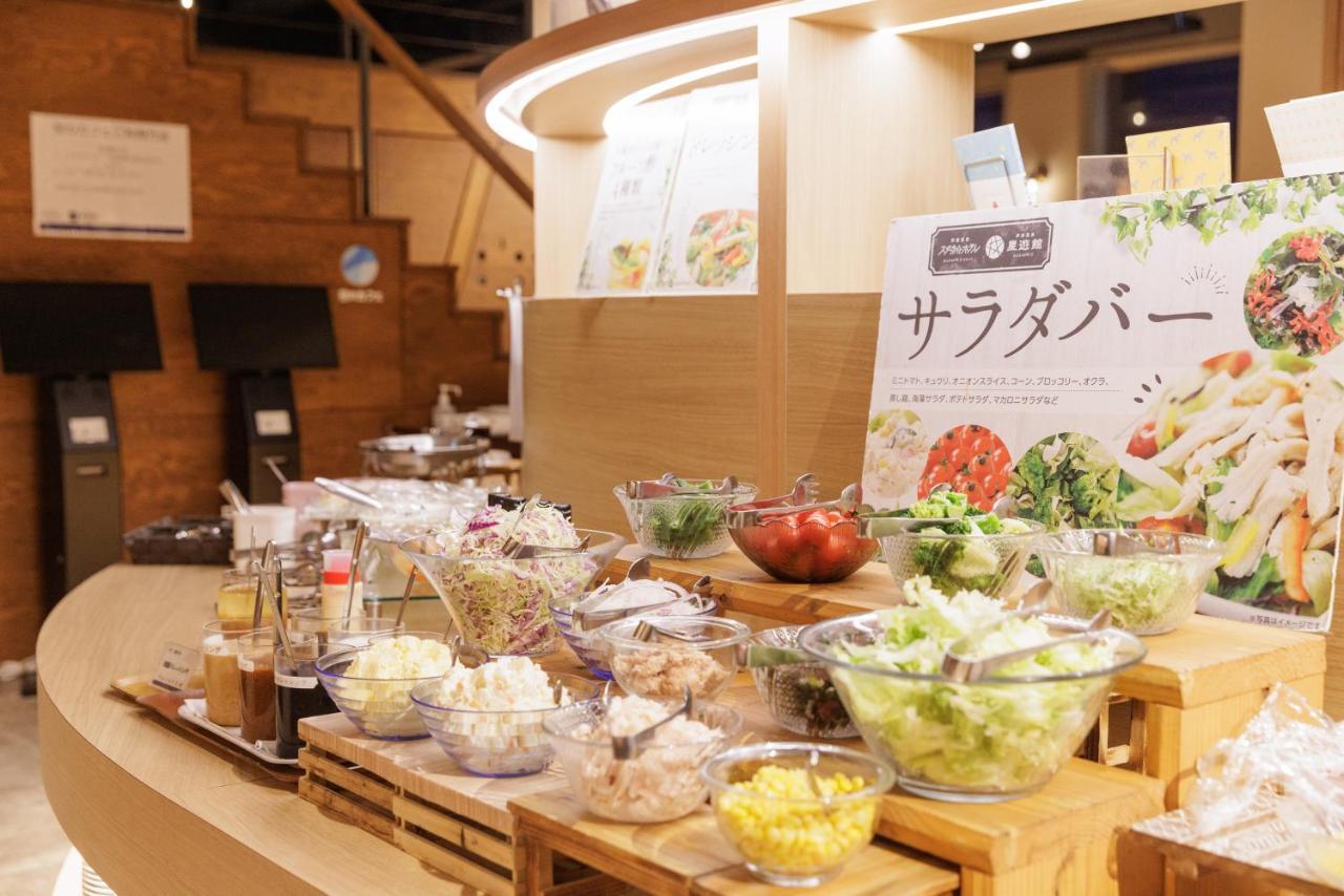 Ashibetsu Onsen Starlight Hotel Bagian luar foto