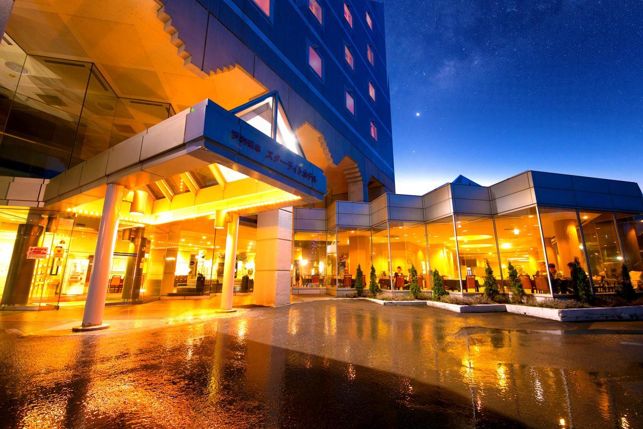 Ashibetsu Onsen Starlight Hotel Bagian luar foto